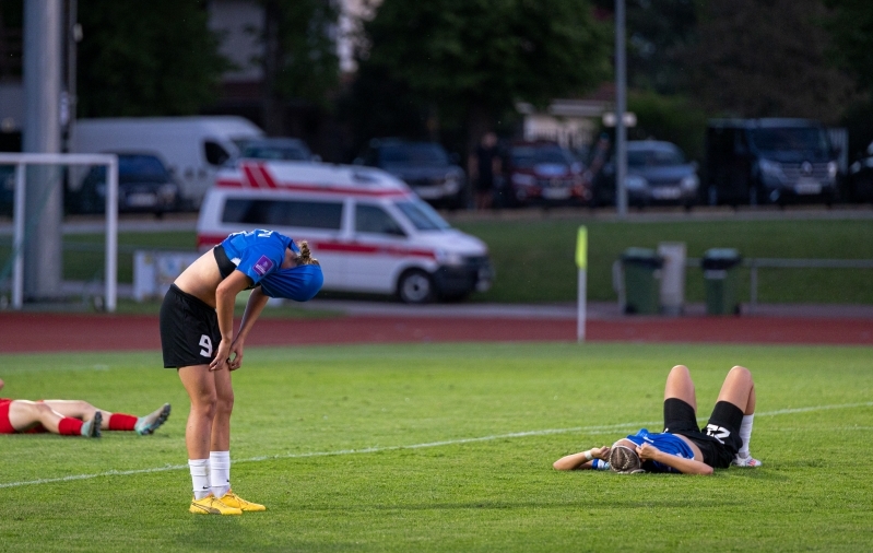 Numbrid ei näita, et naiste jalgpallil läheks hästi. Foto: Katariina Peetson / jalgpall.ee
