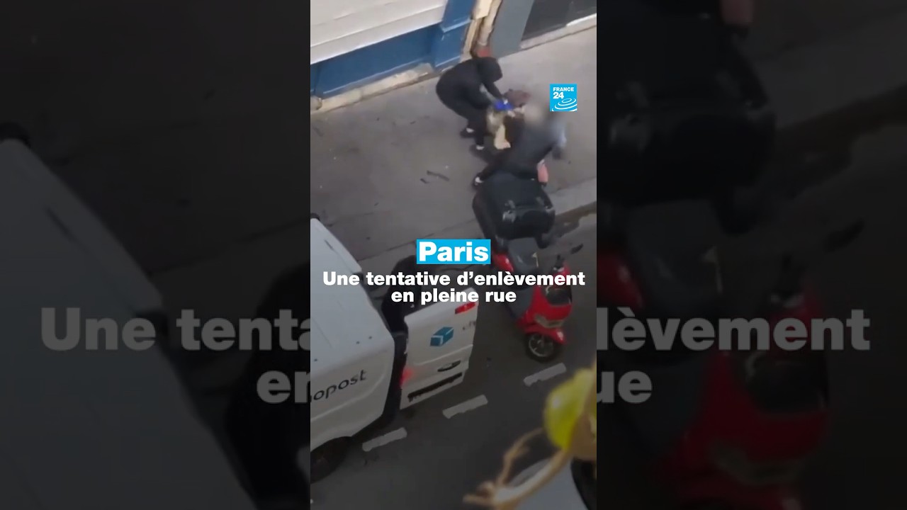 #Paris, une tentative d’enlèvement en pleine rue • FRANCE 24