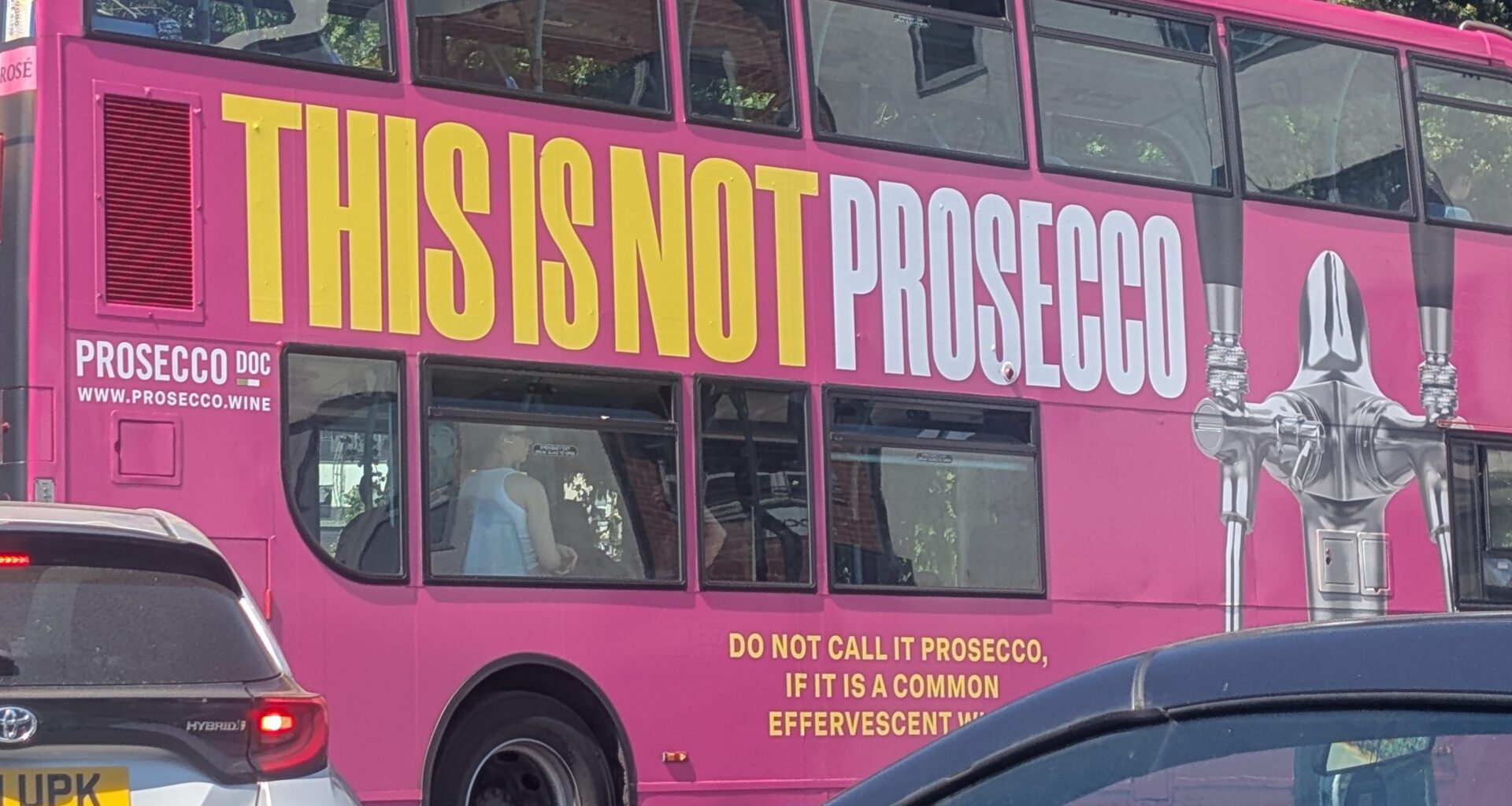 Does anyone else find this bus ad hilariously aggressive?