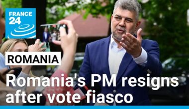 Romania's PM Marcel Ciolacu resigns after vote fiasco • FRANCE 24 English