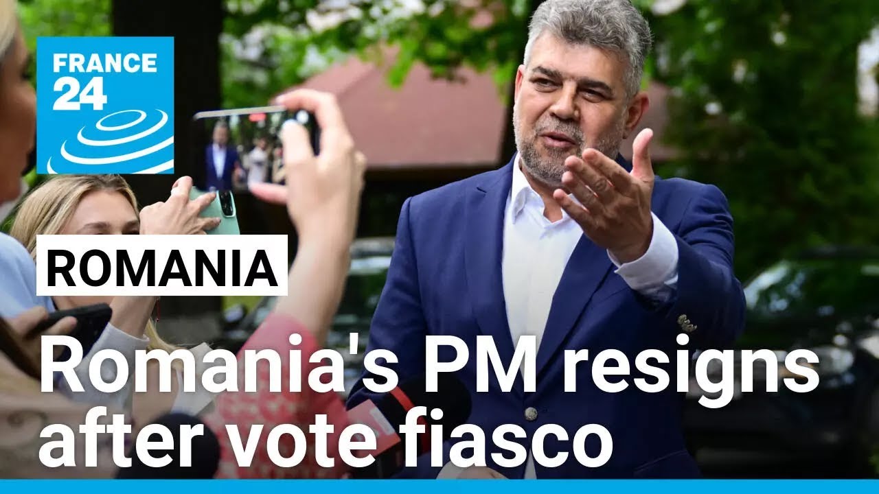 Romania's PM Marcel Ciolacu resigns after vote fiasco • FRANCE 24 English