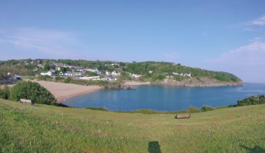 Aberporth in the mid May sunshine.