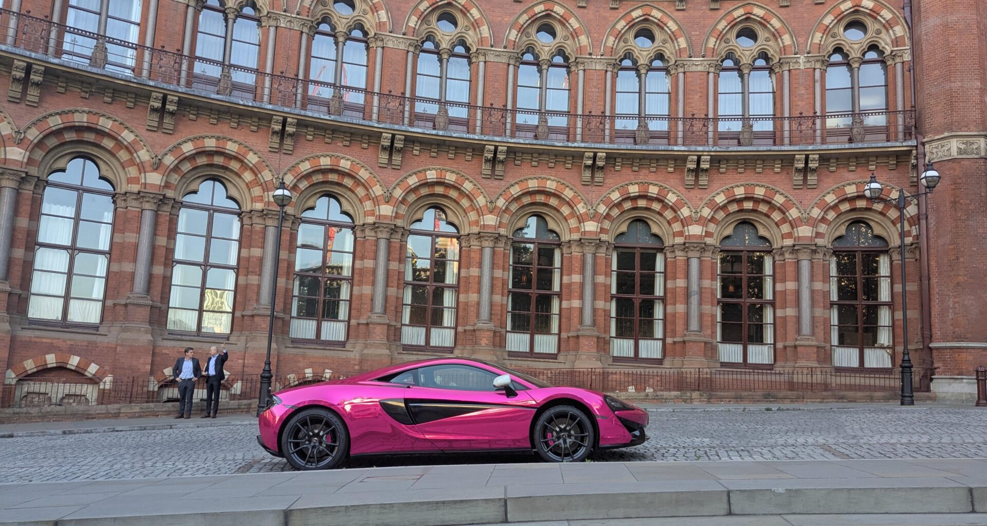 St Pancras pink McLaren is back