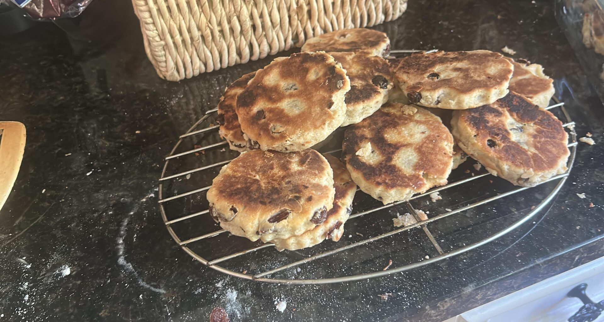 In Tennessee but that didnt stop me from making my Grandma Gladys’ welsh cakes