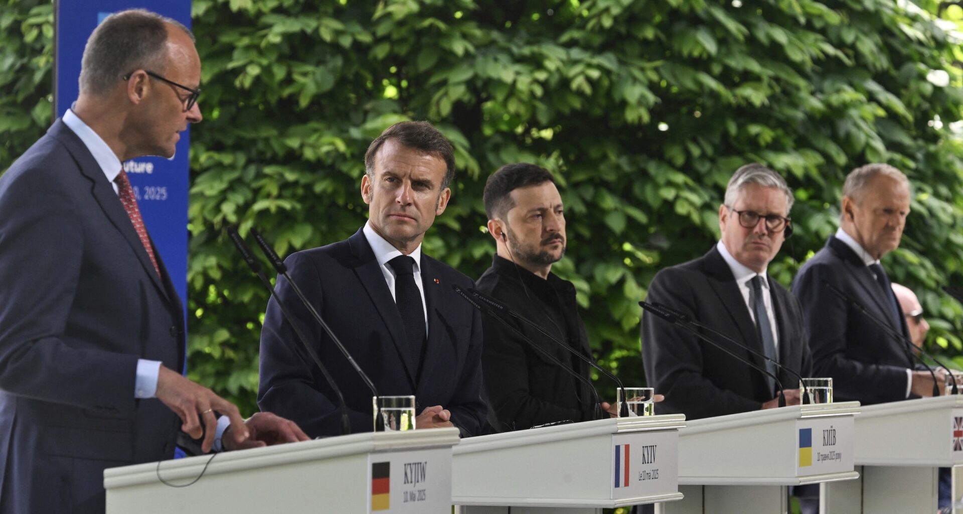 Merz Macron Zelensky Starmer Tusk