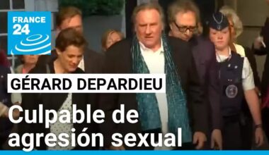 Gérard Depardieu encontrado culpable de agresión sexual contra dos mujeres • FRANCE 24 Español