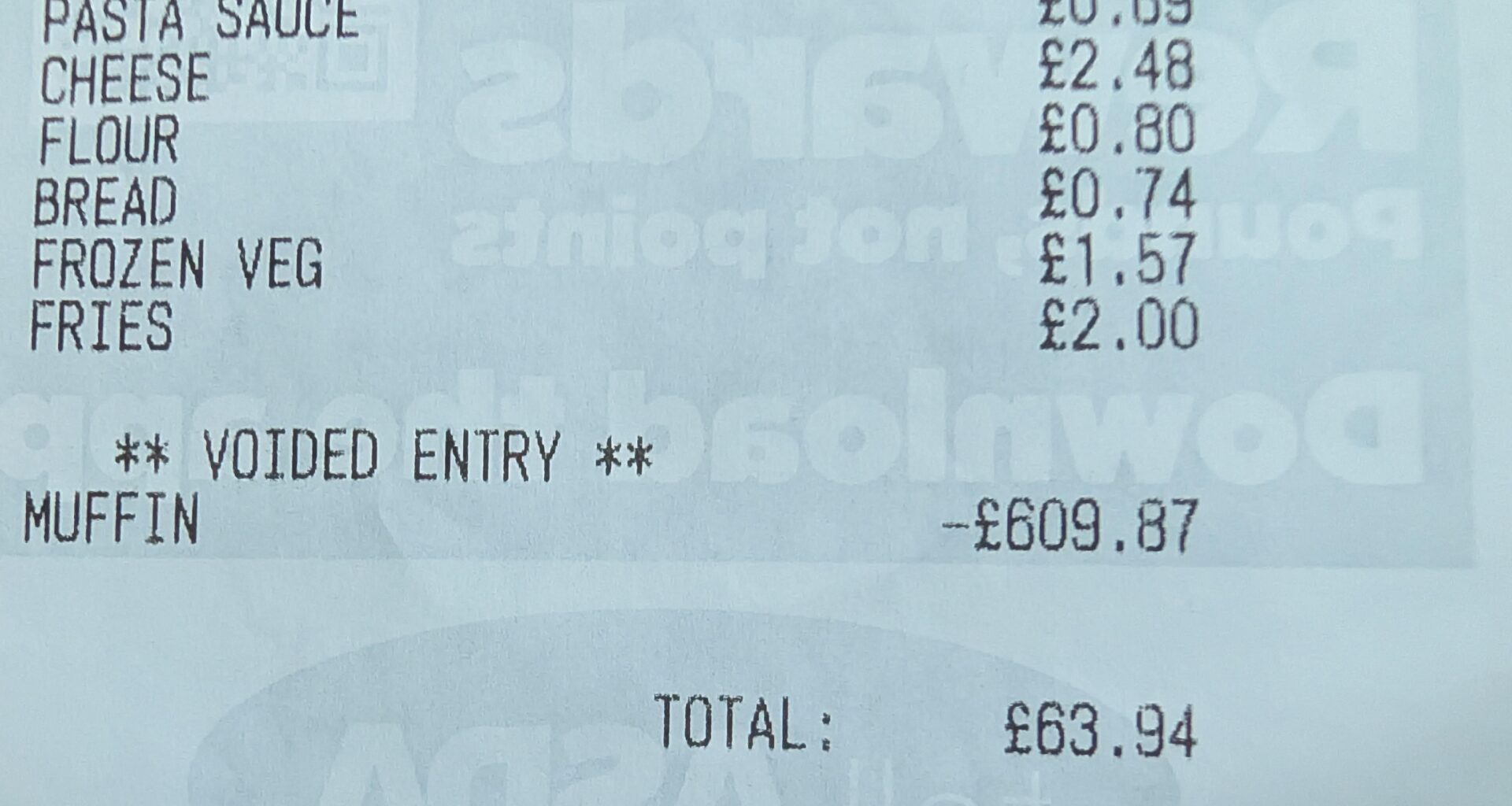 Sorry Asda, your muffins might be moist and tasty but not worth £609.87!