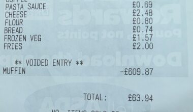 Sorry Asda, your muffins might be moist and tasty but not worth £609.87!