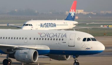 Air Serbia and Croatia Airlines within Europe’s top sixty largest