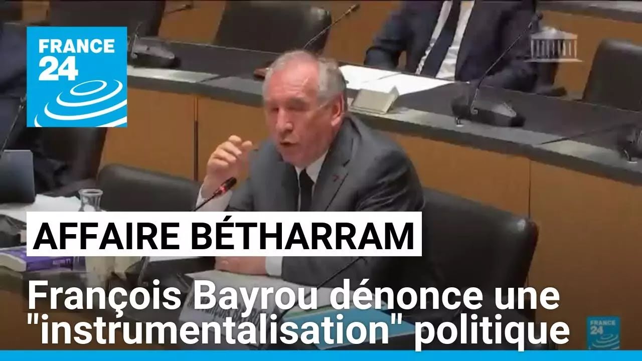 Affaire Bétharram : François Bayrou dénonce une "instrumentalisation" politique devant l'Assemblée