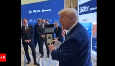 Watch: Trump says he's 'not thrilled' with 'a drop of oil' UAE gifted him in viral video