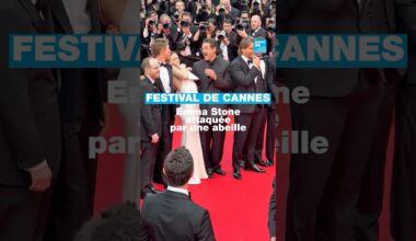 Festival de Cannes : Emma Stone attaquée par une abeille • FRANCE 24