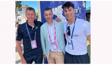 GIRO D'ITALIA. LA "PRIMA VOLTA" DI LORENZO, IL FIGLIO DI MAURIZIO FONDRIEST