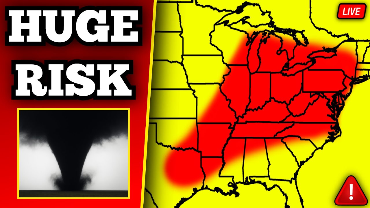 🔴 BREAKING Major Tornado Outbreak Coverage - Strong Tornadoes Likely With Live Storm Chasers