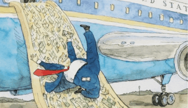 Trump is living the American dream. While we're living the nightmare.