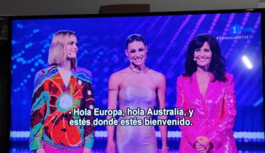 Come and say Hi if you're watching Eurovision now too