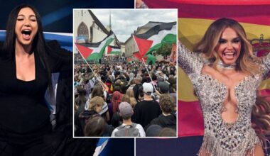Spanish TV network RTVE disrupts finale to air pro-Palestine statement amid Israel inclusion controversy