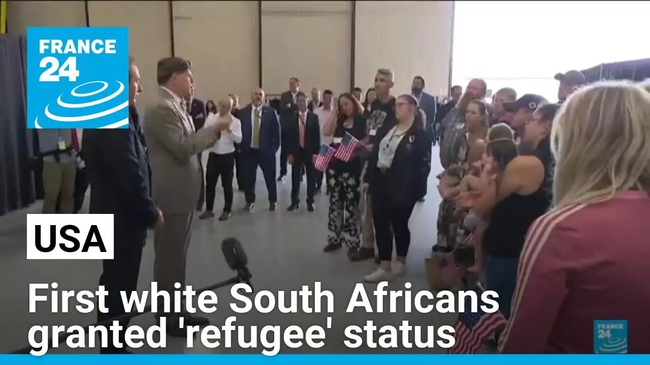 First white South African 'refugees' arrive in the US • FRANCE 24 English