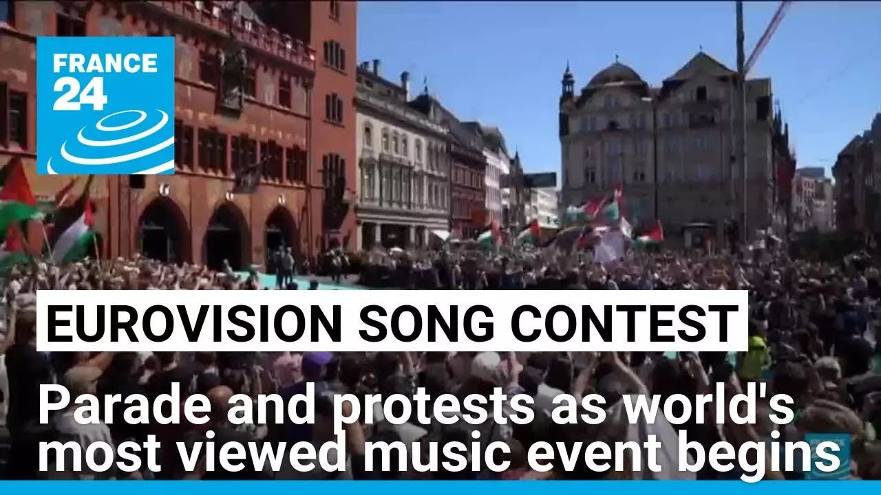 Parade, protests kick off Eurovision Song Contest week • FRANCE 24 English