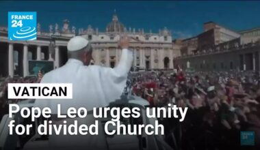 Pope Leo urges unity for divided Church, vows not to be 'autocrat' • FRANCE 24 English