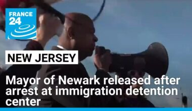 Mayor of Newark released after arrest at immigration detention center • FRANCE 24 English