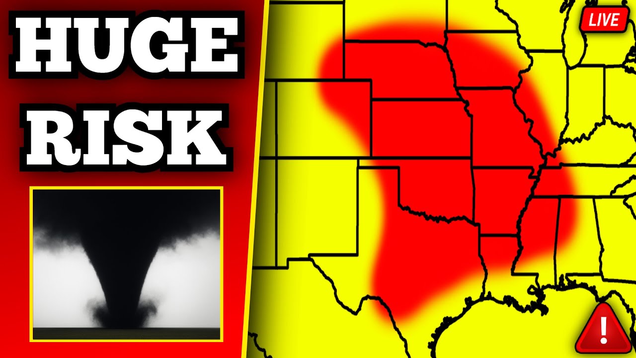 🔴 BREAKING Major Tornado Outbreak Coverage - Strong Tornadoes Likely With Live Storm Chasers
