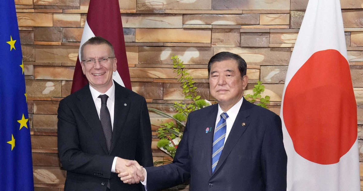 Japan, Latvia agree to upgrade ties amid Russian invasion of Ukraine