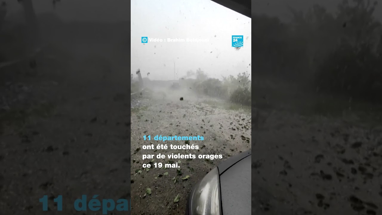 ⛈️ La Haute-Garonne touchée par des orages de grêle • FRANCE 24