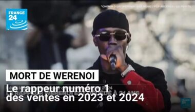 Mort du rappeur Werenoi à 31 ans : le plus grand vendeur d'albums en 2023 et 2024 • FRANCE 24