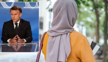 France plans to BAN children wearing Muslim headscarves in bid to tackle 'political Islamism'