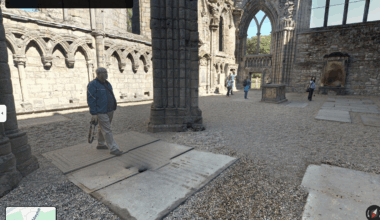 What's the etiquette as far as walking on ancient grave markers?