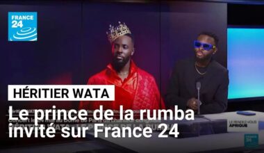 Héritier Wata : le prince de la rumba invité sur France 24