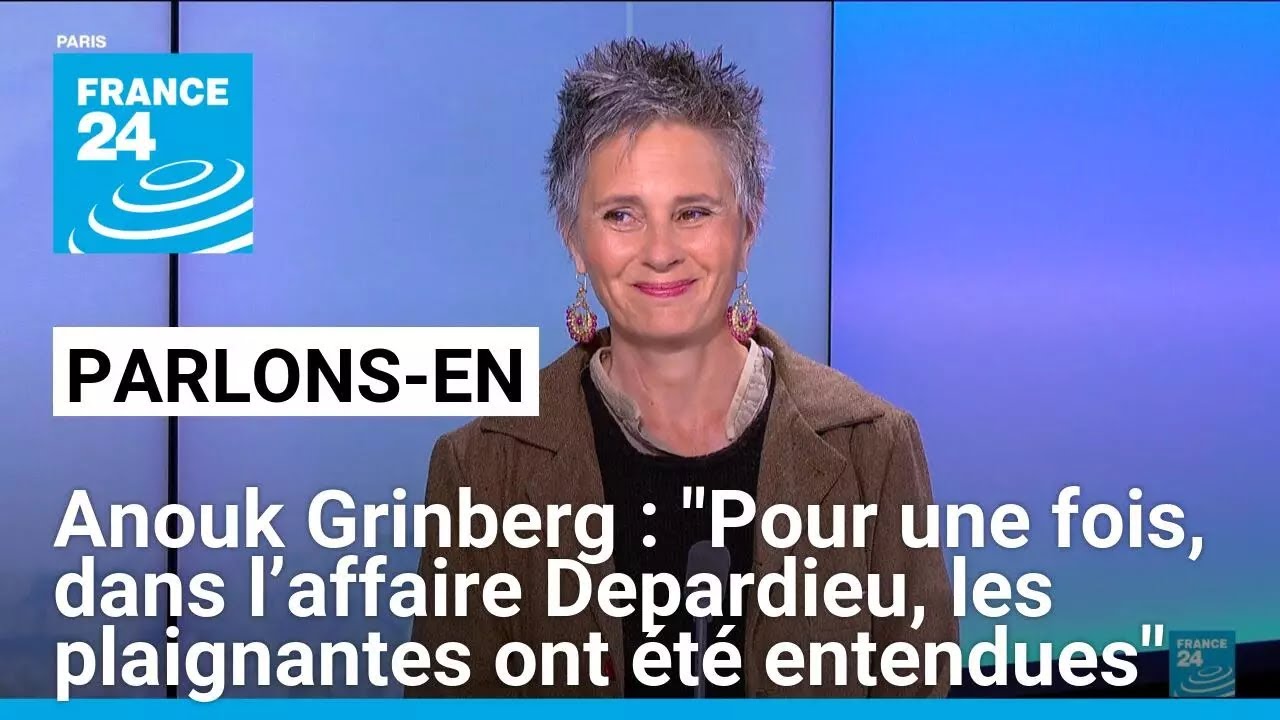 Anouk Grinberg : "Pour une fois, dans l’affaire Depardieu, les plaignantes ont été entendues"