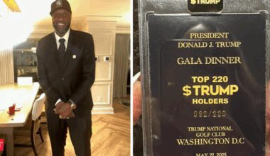 Lamar Odom brings protests to Trump's cryptocurrency dinner, audience boos