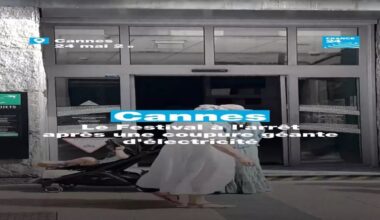Coupure géante d'électricité: Le festival de Cannes à l'arrêt • FRANCE 24