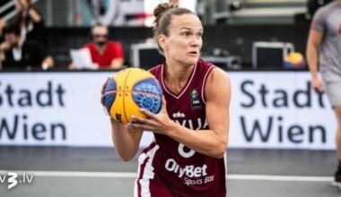 Latvijas 3×3 basketbolistes Pasaules kausa kvalifikācijas pirmajā spēlē piekāpjas Ēģiptei