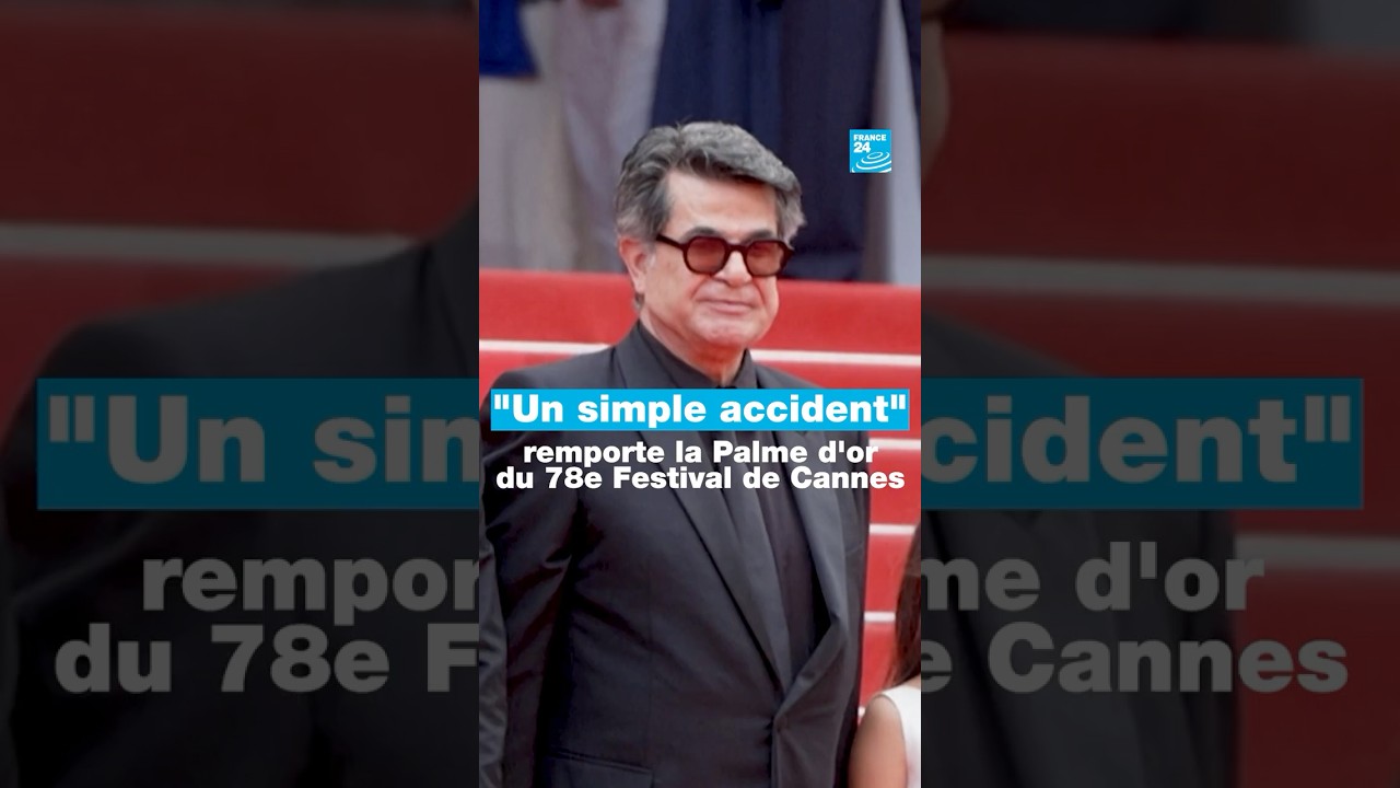 L'Iranien Jafar Panahi remporte la Palme d'or du 78e Festival de Cannes • FRANCE 24