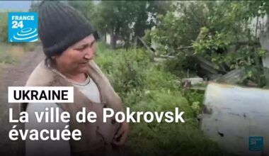 Ukraine : évacuation de la ville de Pokrovsk, à quelques kilomètres du front • FRANCE 24