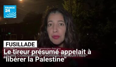 Fusillade à Washington : le tireur présumé appelait à "libérer la Palestine" • FRANCE 24