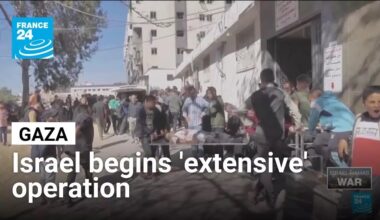 Israel begins 'extensive' Gaza operation • FRANCE 24 English