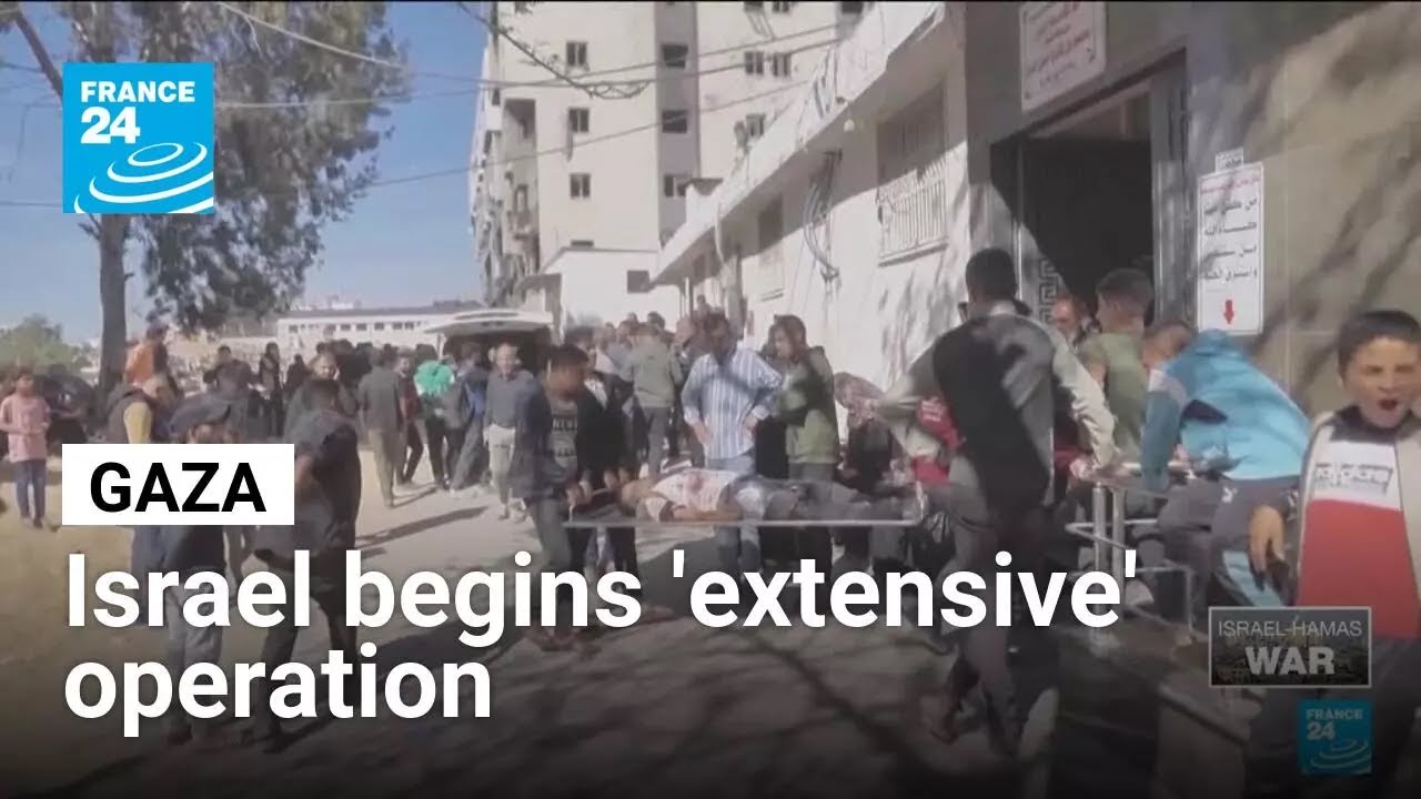 Israel begins 'extensive' Gaza operation • FRANCE 24 English