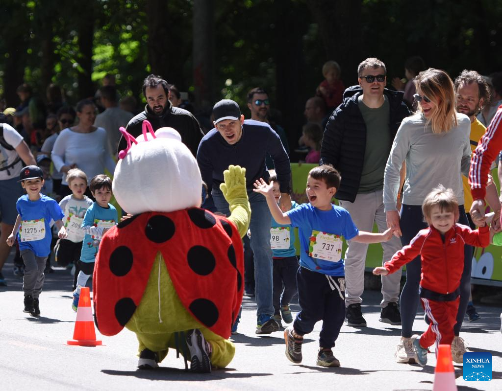 2025 Children's Run held in Vienna, Austria-Xinhua