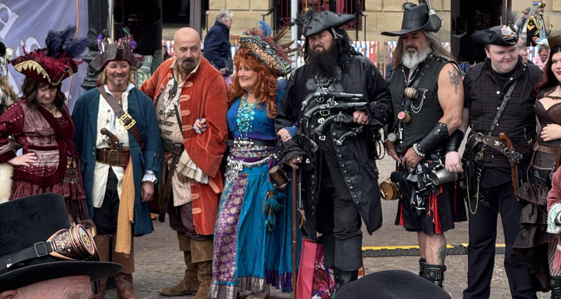 Steampunk festival here in Newark. It never eases to amaze me how cool these people look & the effort they put in to their costumes!
