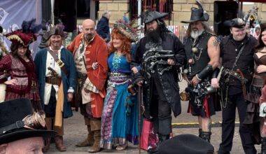 Steampunk festival here in Newark. It never eases to amaze me how cool these people look & the effort they put in to their costumes!