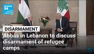 Palestinian president in Lebanon to discuss disarmament of refugee camps • FRANCE 24 English