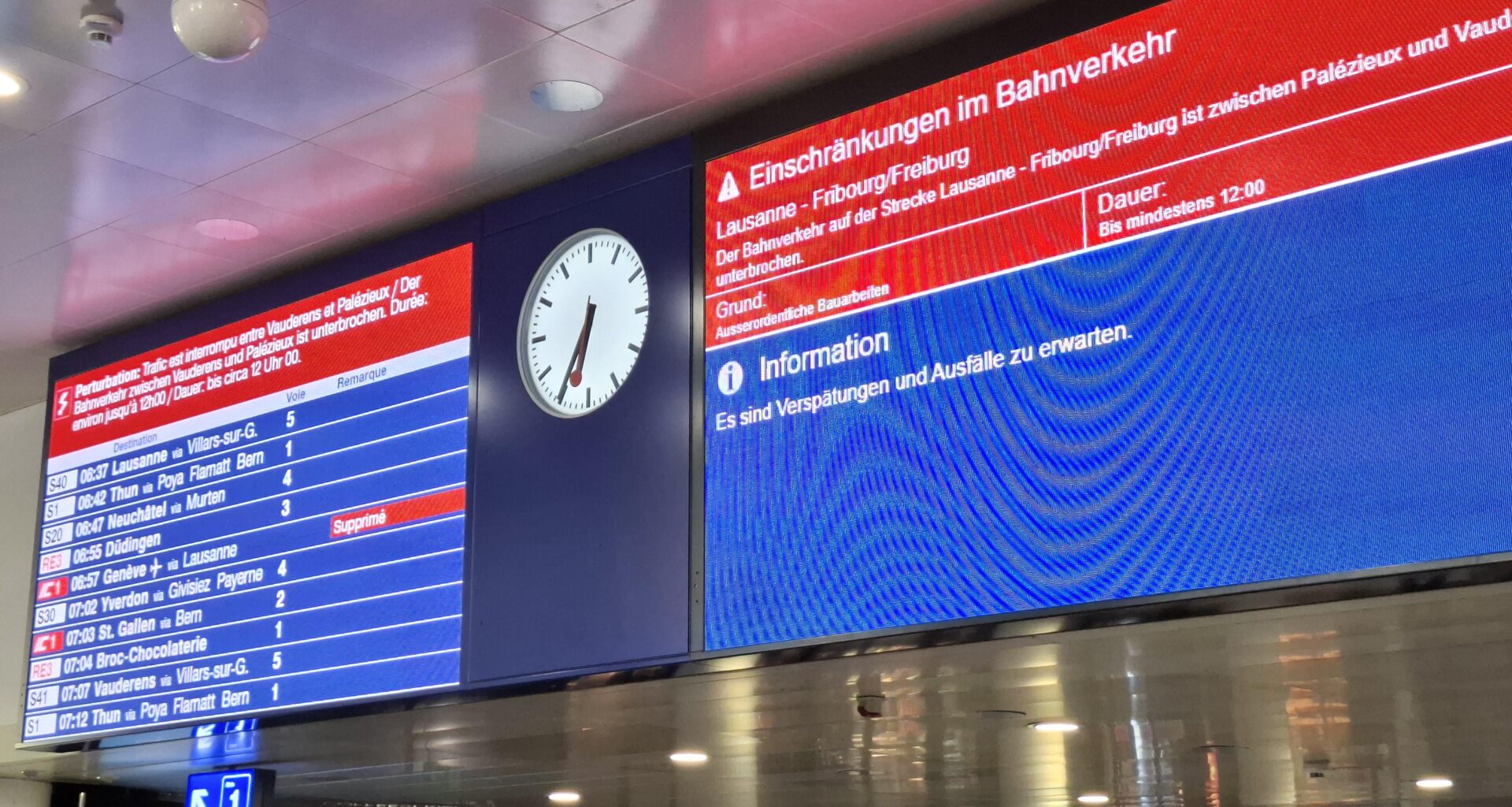 The western Switzerland struggle