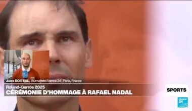 Le public de Roland-Garros rend hommage à Nadal • FRANCE 24