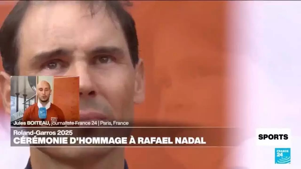 Le public de Roland-Garros rend hommage à Nadal • FRANCE 24