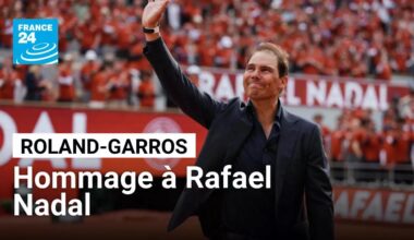 Roland-Garros rend hommage à Rafael Nadal lors du premier jour de compétition • FRANCE 24