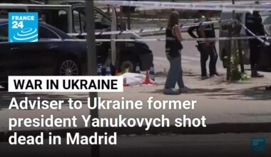Adviser to Ukrainian ex-President Yanukovych shot dead in Madrid • FRANCE 24 English